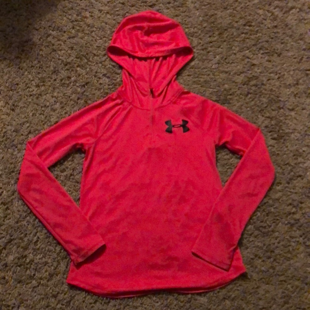 Youth half zip dry-fit under armour shirt